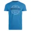 Weird Fish Waves Graphic T-Shirt Mens in Blue Sapphire - Small